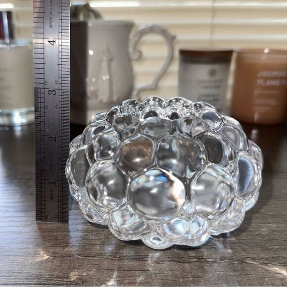 Orrefors Sweden Anne‎ Nilsson Crystal Rasberry Votive Candle Holder - Picture 5 of 8